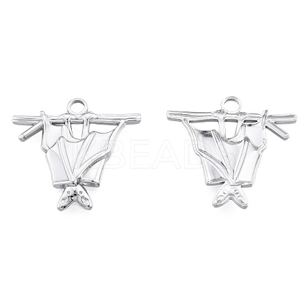 Non-Tarnish 201 Stainless Steel Pendants STAS-N098-266P-1