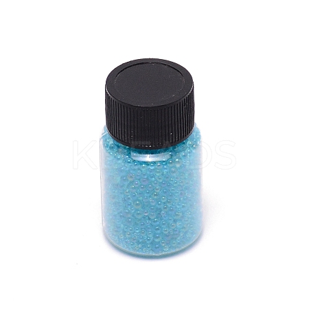 Transparent Round Caviar Beads LS-MRMJ-WH0078-13-1