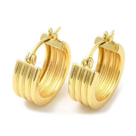 Rack Plating Brass Hoop Earrings for Women EJEW-D059-26G-1