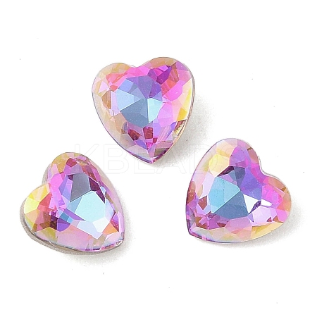 Glass Rhinestone Cabochons RGLA-L029-08B-HELA-1