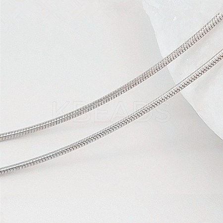 925 Sterling Silve Snake Chain Necklaces MAK-BB50682-B-1