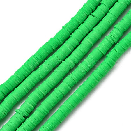 Handmade Polymer Clay Beads Strands CLAY-R089-8mm-Q071-1