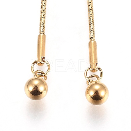 Adjustable 304 Stainless Steel Lariat Necklaces NJEW-Z005-12G-1