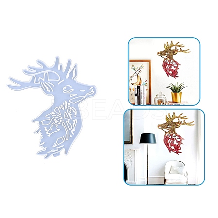 DIY Christmas Theme Display Decoration Food Grade Silicone Molds XMAS-PW0001-030A-1