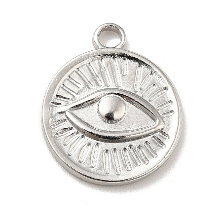 Non-Tarnish 304 Stainless Steel Pendants STAS-E176-15P-1
