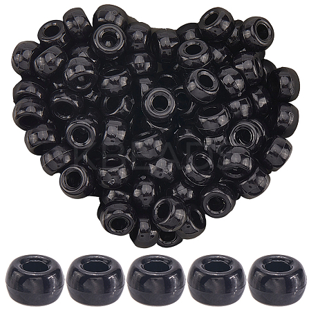 800Pcs Opaque Plastic Beads KY-SP0001-47G-1