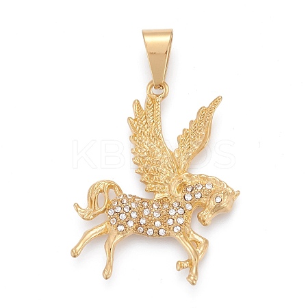 304 Stainless Steel Pendants STAS-I163-055G-1
