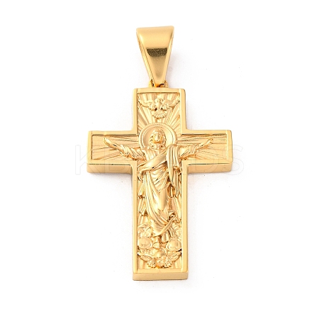 304 Stainless Steel Pendants STAS-L286-09G-1