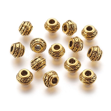 Tibetan Style Spacer Beads LS-X-GLF0586Y-NF-1