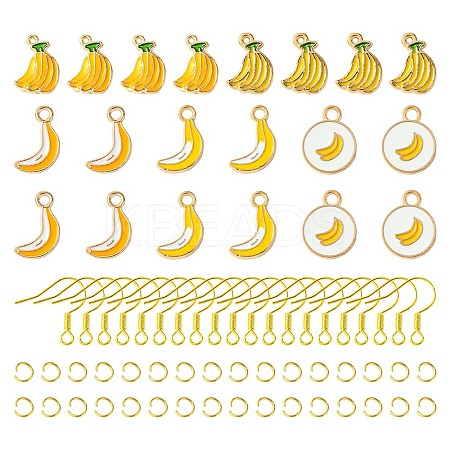 DIY Banana Dangle Earrings DIY-FS0006-04-1