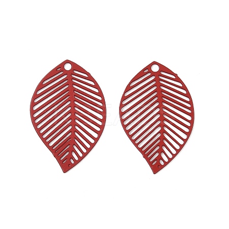 Spray Paint 430 Stainless Steel Pendants STAS-C153-15B-1
