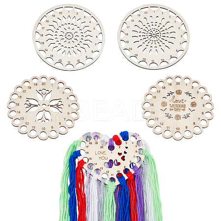 5 Styles Cottonwood Embroidery Floss Organizer DIY-NB0004-91-1