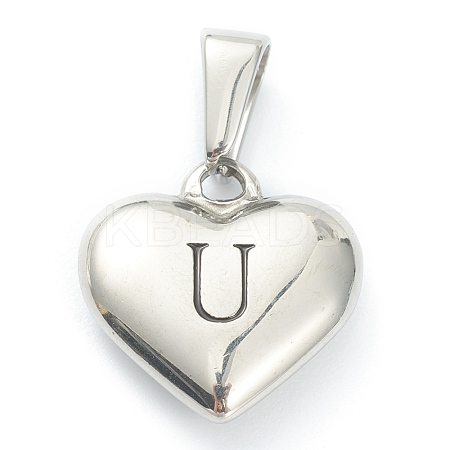 304 Stainless Steel Pendants STAS-P278-01U-P-1