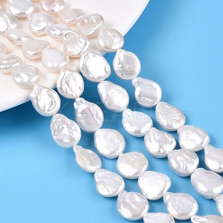 Natural Keshi Pearl Beads Strands PEAR-S018-02K-1
