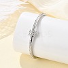 304 Stainless Steel Rhinestone Bangles for Women BJEW-Z092-04P-3