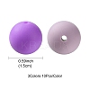 30Pcs 3 Colors Silicone Beads Round Rubber Bead 15MM Loose Spacer Beads for DIY Supplies Jewelry Keychain Making SIL-FS0001-01A-4