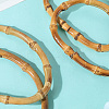 4Pcs 2 Styles D-Shaped Bamboo Bag Handles FIND-BBC0004-38-6