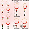 16Pcs 8 Styles Alloy Enamel Charms Wine Glass Charms AJEW-SC00042-2