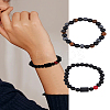 Natural Mixed Gemstone Stretch Bracelets BJEW-LP0001-25F-1