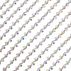 S-shaped Glass Rhinestone and Iron Cup Chains DIY-WH20032-25S-02-7