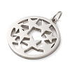 Non-Tarnish 304 Stainless Steel Pendants STAS-C086-05L-P-2
