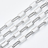 Tarnish Resistant 304 Stainless Steel Paperclip Chains CHS-S001-04A-P-1