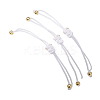 3Pcs 3 Styles Gemstone Braided Bead Bracelets BJEW-JB11146-07-5