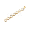 Brass Micro Pave Cubic Zirconia Big Pendants KK-A285-05G-2
