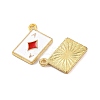 Rack Plating Alloy Charms FIND-M020-05G-03-2