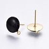 Ion Plating(IP) 304 Stainless Steel Stud Earring Findings LS-X-STAS-P203-A02-02-2