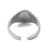 304 Stainless Steel Cuff Rings for Women RJEW-M019-29P-3