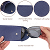 5Pcs 5 Colors Rectangle PU Leather Eyelasses Case AJEW-CN0005-39-6