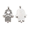 Tibetan Style Alloy Pendants PALLOY-M191-01AS-RS-2