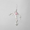 Resin Beaded Mobile Phone Strap for Women Girls AJEW-WH20006-201-1
