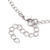 Teacher's Day Brass Cable Chains Necklace NJEW-JN04692-5