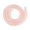 AB Color Plated Imitation Jade Glass Beads Strands GLAA-T026-3x6mm-J05-2