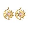 304 Stainless Steel Rhinestone Pendants STAS-Z166-24G-10-1