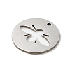 Non-Tarnish 201 Stainless Steel Pendants STAS-E206-02P-01-2