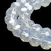 Electroplate Glass Beads Strands EGLA-A035-J8mm-A06-3