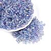 Transparent Colours Picasso Glass Beads SEED-Q039-05A-C03-1