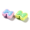 Two Tone Opaque Acrylic Beads SACR-I005-08E-2