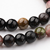 Natural Multicolor Tourmaline Round Bead Strands G-F269-05-8mm-3