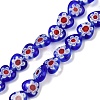 Handmade Millefiori Lampwork Beads Strands LAMP-G166-15A-2