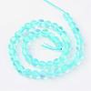 Synthetic Moonstone Beads Strands G-R375-8mm-A04-2