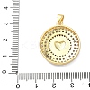 Brass Micro Pave Cubic Zirconia Pendants KK-H539-17B-02-3