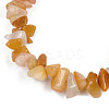 Unisex Chip Natural Topaz Jade Beaded Stretch Bracelets BJEW-S143-30-3