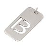 304 Stainless Steel Pendants STAS-M115-01P-B-2