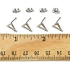 10Pcs 201 Stainless Steel Stud Earring Findings with Hole EJEW-FS0001-14A-5