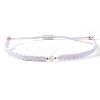 Natural Quartz Crystal Round Link Bracelets LS-KB3682-2-1
