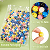 240Pcs 6 Colors Natural Wooden Beads WOOD-TA0002-74B-6